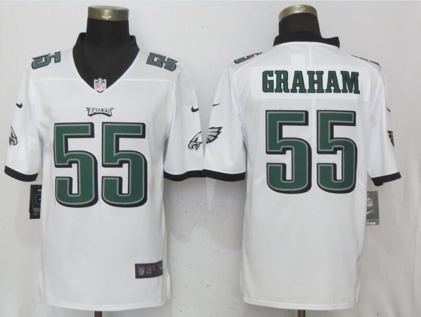 Men Philadelphia Eagles #55 Graham White Vapor Untouchable Limited Nike NFL Jerseys->san francisco 49ers->NFL Jersey